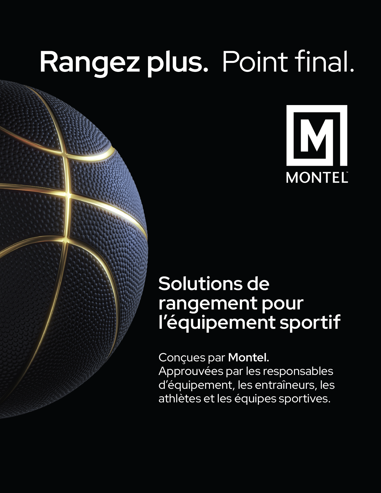 Document Sports et départements athlétiques Brochure Sports 
Solutions de rangement pour l'équipement sportif