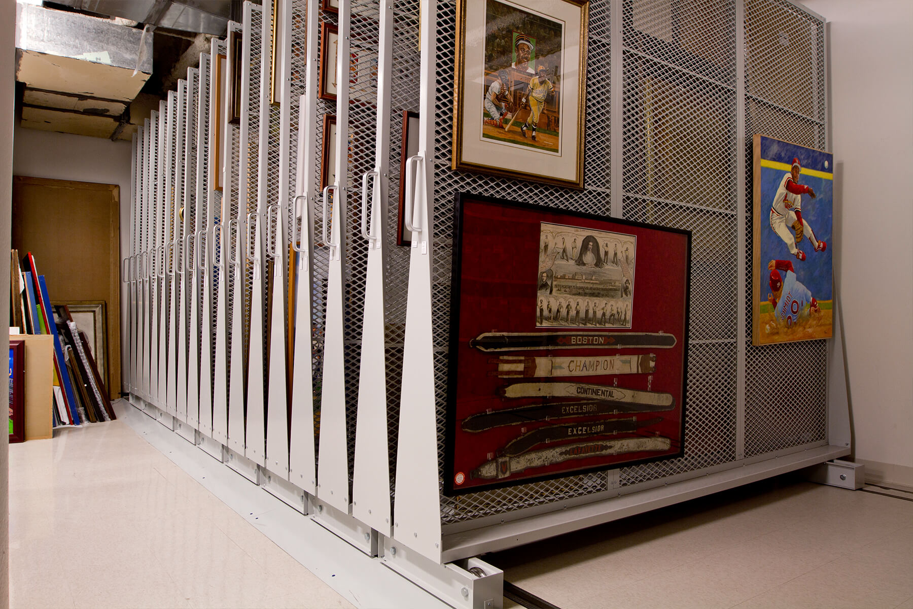 Almacenamiento para el Salón de la Fama y Museo del Béisbol Nacional.