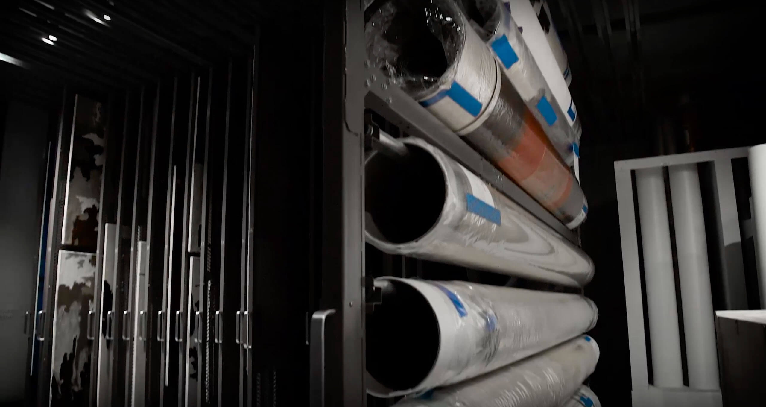 Solutions de stockage pour le Clyfford Still Museum.
