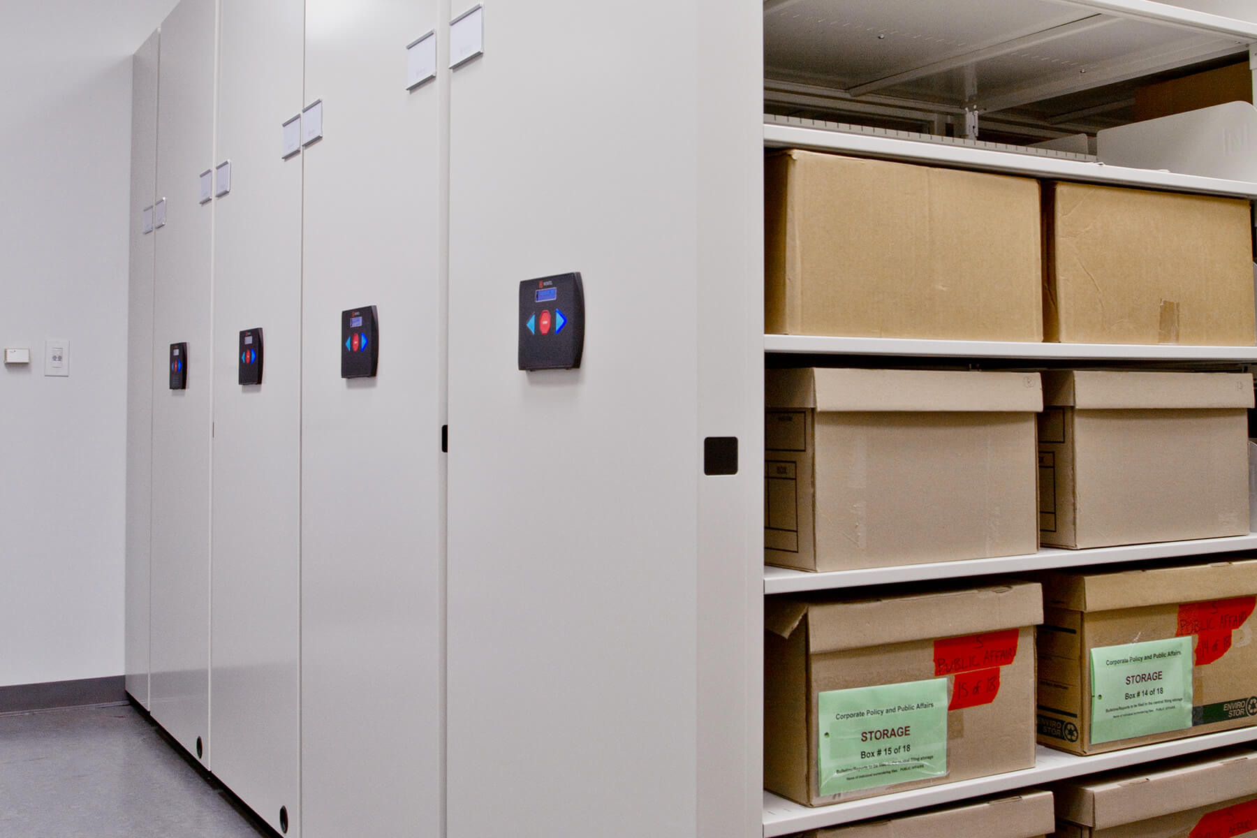 Systèmes de stockage pour la prison de Maricopa County.