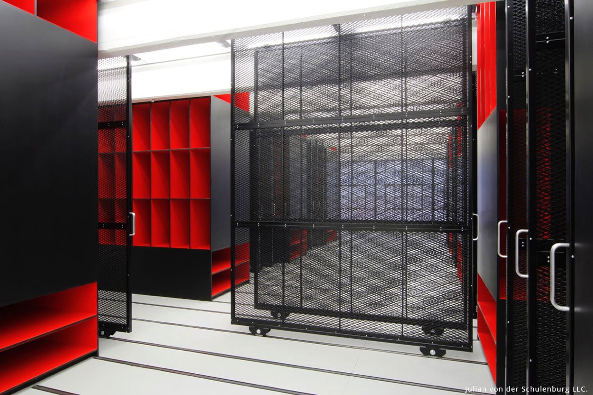 Art storage for Boris Lurie Art Foundation.