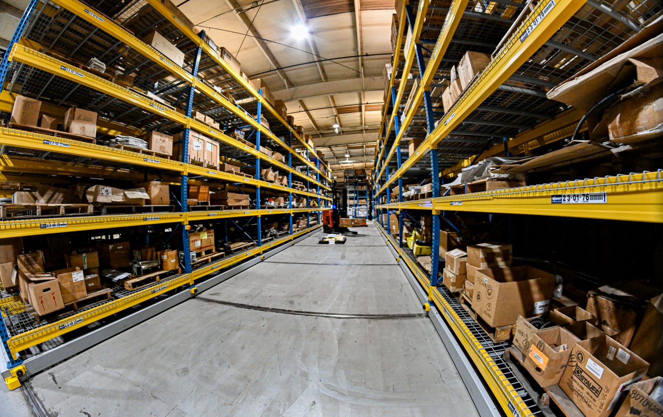 Industrial storage for Miller Industries.
