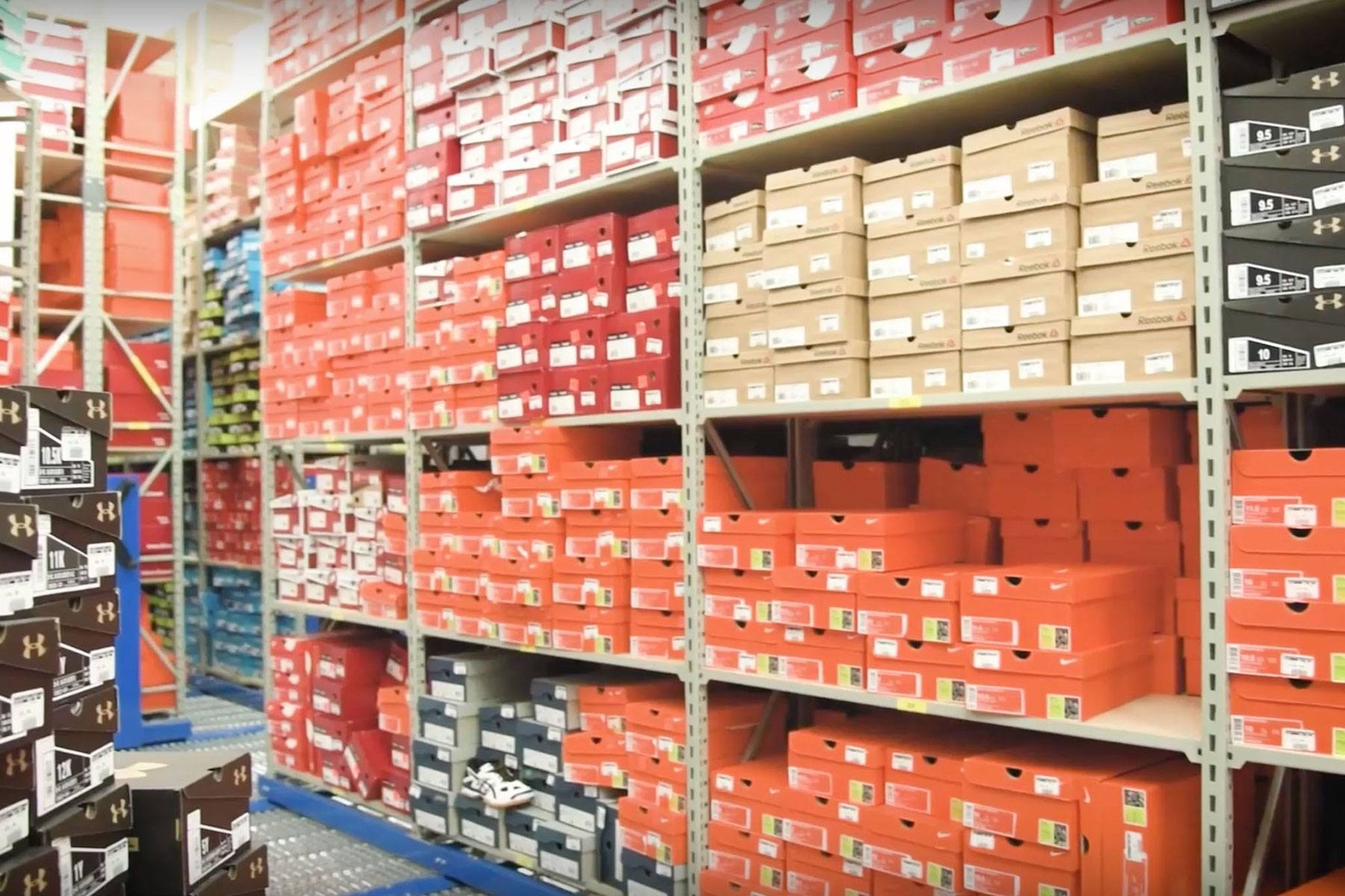 Storage solutions for Sports Experts.